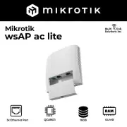 MikroTik wsAP ac lite RBwsAP-5Hac2nD-US 867 Mbps Wi-Fi Hotspot Modem US Version