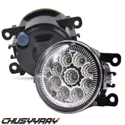 Pair Bumper LED Fog Light White 6000K For 2011 2012 2013 2014 2017 Nissan LEAF (for: Nissan)