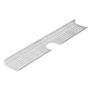 Kitchen Organizer Metal Sink Shelf Hollow Design Rustproof Corrosion Resistant Bathroom white