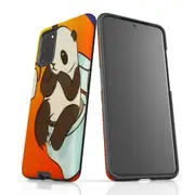 For Samsung Galaxy S20+ Plus Case Armour Cover, Panda's Toilet