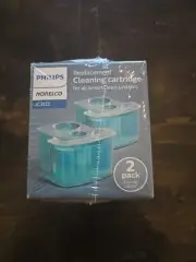 Philips Norelco Cleaning Cartridges for Smartclean System 2 Pack JC302 JC301 NEW