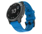 Silicone Sport Band Strap For Garmin Fenix 5x/5x Plus/6x Sky Blue