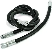 Best Divers Standard Whisk Rubber Pressure Gauge 100 cm 7/16 F 7/16 M Black