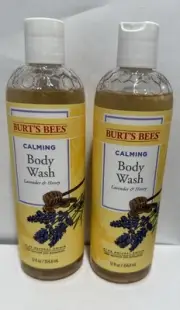 2pk Burt’s Bees Calming Lavender & Honey Body Wash Soap 12oz
