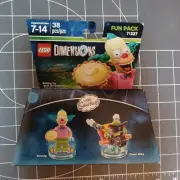 Lego Dimensions Fun Crusty Clown Simpsons 71227 sealed new pie 3in1 Bike cannon