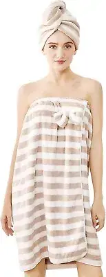 Towel Wrap for Women,Women Body Wrap Spa Wraps Bathrobe Comfortable Bath Body...