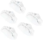 5Pcs Lambswool Bonnet Pads Wax Applicator for Car Polishing Soft Durable for Waxes Sealants and Glazes for Interior and Care