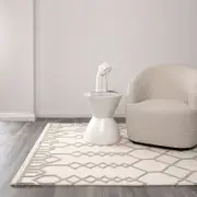 Brand Ventures Les Nomades Senso Beige Wool Rug