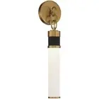 Savoy House Lighting 9-1638-1-143 Abel Wall Sconce Black with Warm Brass Accents