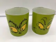Bioworld Glass 12oz Christmas Grinch Glass Set For 2 BB01B15029
