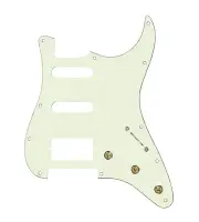 920D Custom HSS Pre-Wired Pickguard for Strat With A Mint Green Pickguard and...