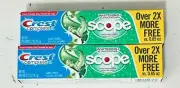 SET OF 2 Crest Complete Whitening + with Scope Fluoride Toothpaste 2.7oz