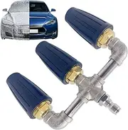 Rotating Pressure Washer Nozzle, Rotating Turbo Nozzle, Rotating Turbine Nozzle Part, Turbo Nozzle 4000 PSI, Pressure Washer Head Tool for Walls, Windows, Brick, Concrete, Driveway, Garden