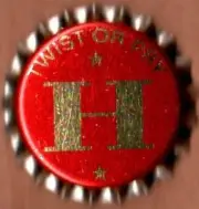 USA Plastic Lined Beer Crown Bottle Cap: Hanley Brewing