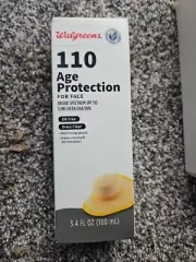 WALGREENS SPF 110 Oil Free Age Protection Sunscreen UVA for Face Exp 11/24