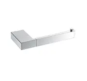 250mm BK KOMPAKT ECKIG Chrome/Brushed Nickel/Matt Black Brass Single Square Bars Towel Rails
