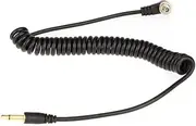 zolyet 3.5mm Flash Sync Cable Cord with Screw Lock to Male Flash PC for PIXE