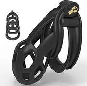 SM Chastity Cage 3D Penis Cage Chastity Cage Chastity Belt Man Penis Cage Cock Cage Set With 4 Sizes Cockring SM Bondage Chastity Sex Toys For Men(X-Small)