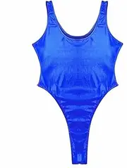 [GRRKDFQ] Women'S Erotic Bodystockings & Catsuits Sleeveless High Cut Lingerie