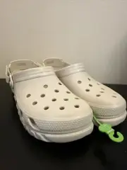Crocs Duet Max II Clog Men's 13, Adjustable Straps Sandals Stucco NWT