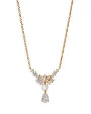 Nadri Ravish Cubic Zirconia Frontal Drop Necklace, 16-18