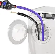 [FUNTECK] Dryer Lint Vacuum Attachment Kit for Dyson Gen5 V15 V12 V11 V10 V8 V7 Vacuum Cleaners, Flexible Refrigerator Coil Brush