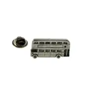 Routemaster Double Decker Bus Pewter Lapel Pin Badge
