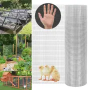 1/4'' 48'' X 100' Hardware Cloth, Chicken Wire Fencing Double Layer Hot Dip G...