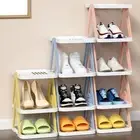 Space Saving Layered Shoe Rack Stackable Shoe Storage Organizer Dormitory