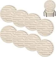 Silicone Coasters for Drinks, Drink Coasters Set of 8, Cup Coasters for Coffee Table, Cup Mat Drink Coasters for Tabletop Protection, Cool Home Decor, Coasters for Desk