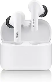 Denon AH-C630W True Wireless in-Ear Headphones, Water-Resistant Bluetooth Earbuds with Built-in Microphone, Noise Isolating, Superior Sound, Comfortable Fit - White