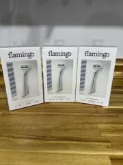 Flamingo Women's Razor Shaver Set (Taro/Rose Gold) 2x Cartridges + Shower Holder