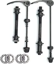 Bicycle Front and Rear Hollow Axle Quick Release Rod Front Axle Rear Axle Bead Rack Wheel Modification Accessories
