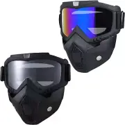 Paintball Mask anti Fog,Tactical Full Face Mask Ski Mask Goggles Detachable Adju