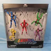 Marvel Legends Deadpool Rainbow 5 Pack 4" Action Figures New