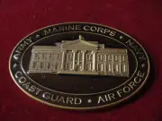 Trump White House Military Office USMC USCG USAF USN Army Challenge Coin #BR