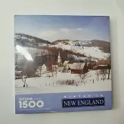Springbok by Hallmark 1500 Piece Jigsaw Puzzle -Winter in New England - New