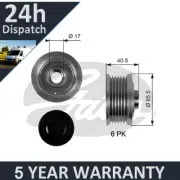 Gates Alternator Freewheel Clutch Pulley For Vauxhall Saab Fiat Al... New G6089