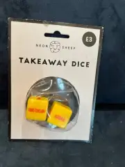 NEW Takeaway or take-out Dice! Indecisive? Let the dice decide!