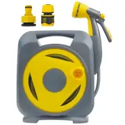 Garden Hose,Garden Hose Reel 50ft with 8-Mode Pistol Grip Nozzle,Expandable R...