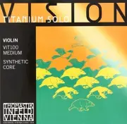 Thomastik-Infeld VIT100 Vision Titanium Solo Violin String Set - 4/4 Size, Harmo