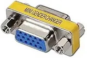 Watio Wave VGA Adapter - HDB15 to HDB15 Adapter, Support for Display Port, Compact and Durable Design, Ideal for Presentations and Multimedia*