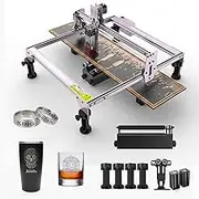 ATOMSTACK A5 Pro 40W Laser Engraving Machine with R3 Pro Rotary Roller, 5.5W Power Laser Engraver, 0.2mm²Focus Laser Cutter for Plywood Acrylic Paper Leather