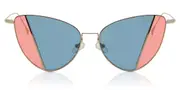 Eyepetizer Bill C.2-I-2 Men's Sunglasses Gold Size 54