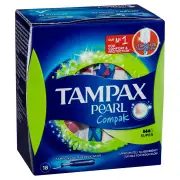 Tampax Tampons Pearl Compak Regular X 18