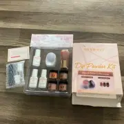 AZUREBEAUTY Dip Powder Nail Kit Starter, All Season Dark Colors/g
