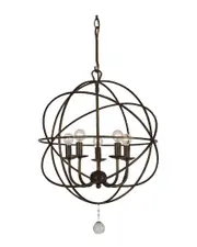 Crystorama 5-Light Solaris Mini Chandelier