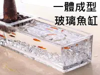 在飛比找Yahoo!奇摩拍賣優惠-一體成型 魚缸 鬥魚缸 長方形 生態缸 小魚缸 角蛙缸 水培