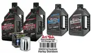 Complete Engine Oil Change Kit for V-Twin Full Synthetic Harley Davidson 99-2022