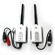 Elinz Channel 2 Digital Wireless Receiver Transmitter 2.4GHz for 4PIN Reversing Camera Monitor